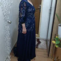 لباس مجلسی شیک سورمه ای|لباس|ری, علایین|دیوار