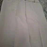 شلوار مازراتی کرم رنگ مجلسی