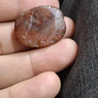 نگین عقیق کهنه خط ملخی قدمت قاجاری|جواهرات|زاهدان, |دیوار