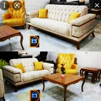 مبل پاریس ۷ نفره رنگ بندی موجود|مبلمان خانگی و میز عسلی|رشت, پسیخان|دیوار