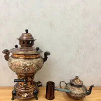 سماور ذغالی برقی