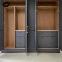 ساخت کابینت ام دی اف کمد دیواری درب چوبی|مصالح و تجهیزات ساختمان|شاهین‌شهر, گزبرخوار|دیوار