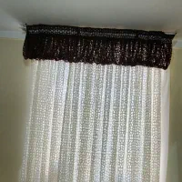 دو جفت پرده اتاق خواب|پرده، رانر، رومیزی|همدان, |دیوار