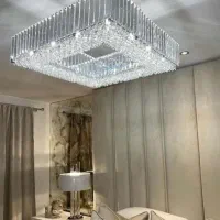لوستر الماس. مدل الماس مربع. AC light