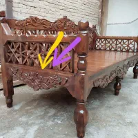 راحتی سنتی دست ساز مبل خان نشین|مبلمان خانگی و میز عسلی|کرج, ملک‌آباد|دیوار