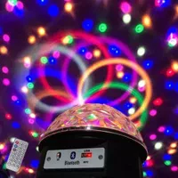 رقص نور بزرگ نیم کره (دیسکویی) ۲ اسپیکردار موزیکال|ریسه و چراغ تزئینی|کرج, اصفهانیها|دیوار