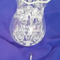 لاله لوستر گوی کریستال