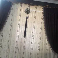 پرده پذیرایی  ۳ونیمتردر۲مترو۸۰سانیمتر|پرده، رانر، رومیزی|اسدآباد, |دیوار
