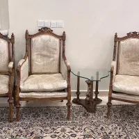 سرویس مبل ۹ نفره چوب راش|مبلمان خانگی و میز عسلی|تهران, ونک|دیوار