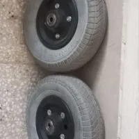 دو عدد چرخ جلو ویلچر