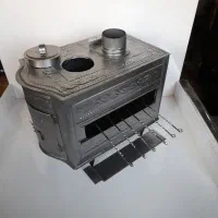 بخاری هیزمی جدید ورق طرحدار با سه کارایی|بخاری، هیتر، شومینه|اراک, |دیوار