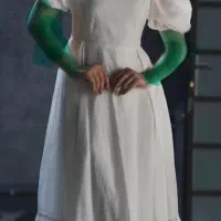 پیراهن سفید وینتیج