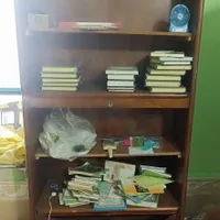 کتابخانه چوبی محکم و شیک|کتابخانه، شلف، قفسه‌های دیواری|چابهار, |دیوار