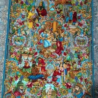 تابلو فرش سلاطین|تابلو فرش|کرمانشاه, |دیوار