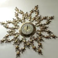 ساعت دیواری برنج سالم وسنگین