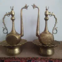 دوتا آفتابه لگن جفت با مژمی