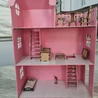 خانه چوبی باربی|اسباب‌بازی بچه|اندیشه, اندیشه فاز ۴|دیوار