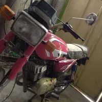 سو زوکی 100|موتورسیکلت|کاکی, |دیوار