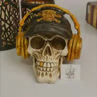 جمجمه تزیینی طرح اسکلت
