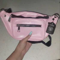 کیف کمری صورتی