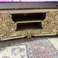 میز تلوزیون همراه با سنگ
