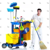 نظافت راه پله پارکینگ دیوارشویی و جا به جایی وسایل