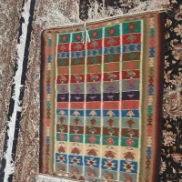 گلیم دستباف هرسین|گلیم، جاجیم، گبه|کرمانشاه, |دیوار