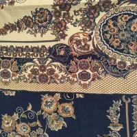 روفرشی گل مخمل دورو نگین سرمه ای 9 متری|روفرشی|قدس, شهرقدس|دیوار