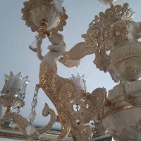 لوستر برنز کاملا نو و سالم دو عدد جفت|لوستر و چراغ آویز|ماهدشت, |دیوار