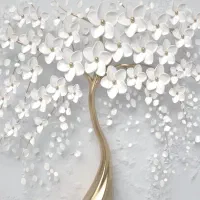 کاغذدیواری۳بعدی ترموال کفپوش کلیک چمن گرین وال