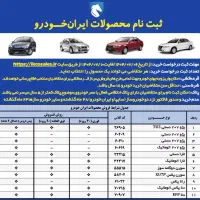 فروش محصولات ایران خودرو نمایندگی ۲۰۸۰ قنادیان