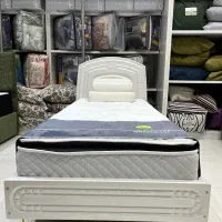 تخت خواب تک‌نفره عرض ۹۰ نهالین GSBنو(دکور مغازه)