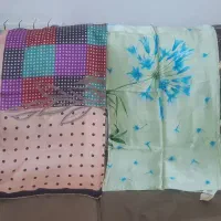 روسری ساتن مجلسی وشال نخی