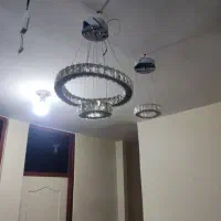سرویس ۳تیکه لوستر کریستال ال ای دی سقفی