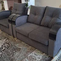 مبل ۷نفره راحتی ومیز جلومبل وعسلی