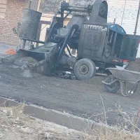 بتن ریزی بادستگاه خلاطه