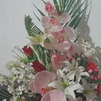 گل پروانه چراغدار وگل مصنوعی|گل مصنوعی|تبریز, |دیوار