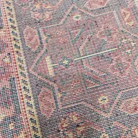 فرش ترنج دار قرمز لاکی مشکی ذغالی مدرن|فرش|تهران, ایرانشهر|دیوار