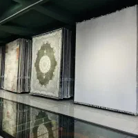 فرش مهدبافت زمرد مشهد نخ اکرولیک ۱۲۰۰ شانه