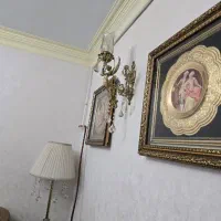 دوعددلوسترسقفی  ۱عدیوارکوب ۲عددآباژور|لوستر و چراغ آویز|ملارد, |دیوار