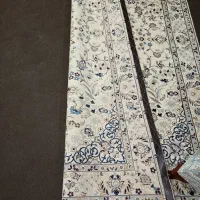 فرش دستباف گل ابریشم نائین ۹لا|فرش|خرمآباد, |دیوار