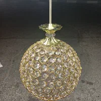 لوستر تک شعله کریستالی