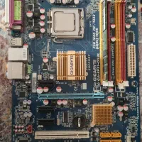 باندل مادربرد ddr2 رم 2گیگ و سیپیو