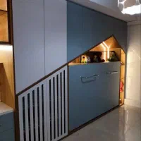 انواع تخت کم‌جای اتاق کودک وکمد بهمراه  نورپردازی‌|خدمات پیشه و مهارت|چهاردانگه (تهران), |دیوار