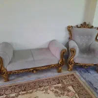 مبل سلطنتی  9نفره باکاناپه ونهارخوری ست6نفره