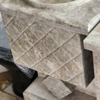 روشویی سنگی پرشین تک پایه توکار|مصالح و تجهیزات ساختمان|رشت, پارک شهر|دیوار