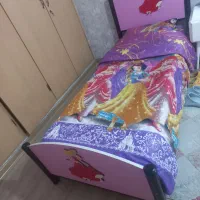 دوتا تخت دخترانه همراه بادوتاتشک ودوتا رو تختی