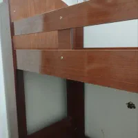 تخت دو طبقه چوبی|تخت و سرویس خواب|مشهد, تلگرد|دیوار