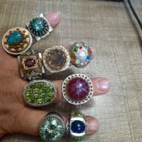 تعدادی انگشتره نقره فوق کلکسیونی، خاص و بی نظیر|جواهرات|قوچان, |دیوار