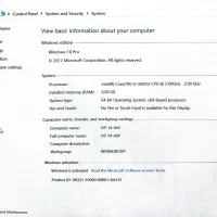 لپ تاپ اچ پی  ۱۴hp  اینچ در حد نو|رایانه همراه|تهران, قبا|دیوار